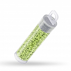 Toho Treasure Tube Seed Beads 11 Opaque Sour Apple 7.8g