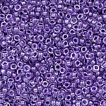 Miyuki Size 15 Seed Beads Sparkle Purple Lined Crystal 8.2g