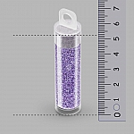 Miyuki Size 15 Seed Beads Sparkle Purple Lined Crystal 8.2g
