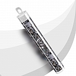Seed Bead Selection Grey/Silver Mix Glass Beads 15g Tube 