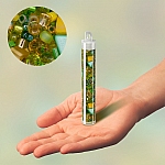 Seed Bead Selection Green/Yellow Mix Glass Beads 15g