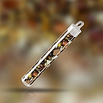 Seed Bead Selection Brown/Cream Mix Glass Beads 15g