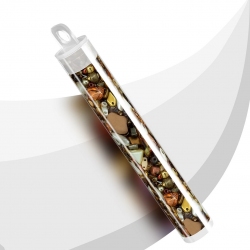 Seed Bead Selection Brown/Cream Mix Glass Beads 15g