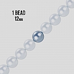 Swarovski 12mm Crystal Pearl Beads 5810 Light Blue PK1