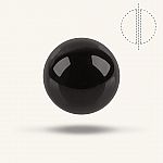 Swarovski 12mm Crystal Pearls (5810) Mystic Black PK1