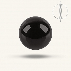 Swarovski 12mm Crystal Pearls (5810) Mystic Black PK1