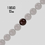 Swarovski 12mm Round Crystal Pearls (5810) Maroon PK1