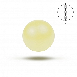 Swarovski 10mm Crystal Pearls (5810) Pastel Yellow PK1