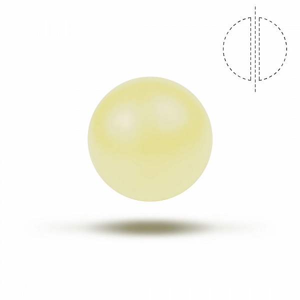 Swarovski 10mm Crystal Pearls (5810) Pastel Yellow PK1