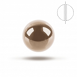 Swarovski 10mm Crystal Pearl Bead (5810) Bronze - PK1