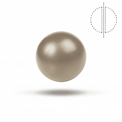 Swarovski 10mm Crystal Pearl Bead Platinum 5810 - PK1