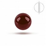 8mm Swarovski Crystal Pearl Bead (5810) Bordeaux PK1