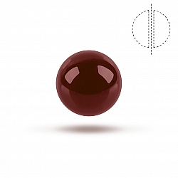 8mm Swarovski Crystal Pearl Bead (5810) Bordeaux PK1