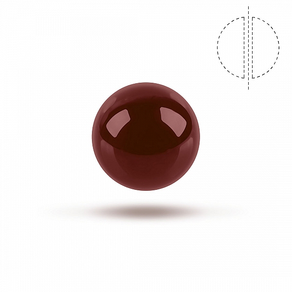 8mm Swarovski Crystal Pearl Bead (5810) Bordeaux PK1