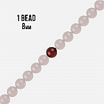 8mm Swarovski Crystal Pearl Bead (5810) Bordeaux PK1