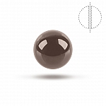 8mm Swarovski Round Crystal Pearl Bead 5810 Brown PK1
