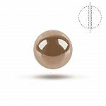 8mm Swarovski Round Crystal Pearl Bead 5810 Bronze PK1