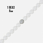 8mm Swarovski Crystal Pearl Bead 5810 Pastel Grey PK1