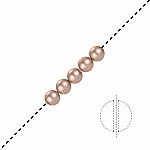 Swarovski Glass Pearls 5810 Powder Almond 3mm Bead PK5