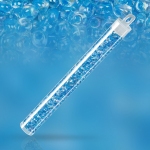 Miyuki Magatama Seed Beads Aqua Lined Crystal AB 24g Tube