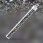Miyuki Magatama Seed Beads 4mm Transparent Grey AB 24g