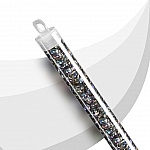 Miyuki Magatama Seed Beads 4mm Transparent Grey AB 24g
