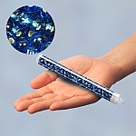 Miyuki Magatama Seed Beads Silver Lined Capri Blue 24g