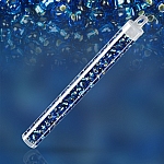 Miyuki Magatama Seed Beads Silver Lined Capri Blue 24g