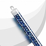 Miyuki Magatama Seed Beads Silver Lined Capri Blue 24g
