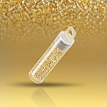 Miyuki Delica Seed Beads Size 11 Silver Lined Gold 7.2g