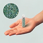 Miyuki Delica Seed Beads Size 11/0 Lined Lime AB 7.2g