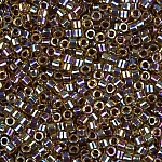 Miyuki Delica Seed Beads Size 11 Rootbeer Amber AB 7.2g