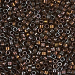 Miyuki Delica Seed Bead Size 11 Metallic Gold/Iris 7.2g Miyuki Delica Seed Bead Size 11 Metallic Gold/Iris 7.2g
