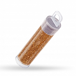 Miyuki Delica 11/0 Seed Beads Transparent Marigold 7.2g