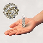 Miyuki Long Magatama Silver Lined Galvanized Silver 8.5g