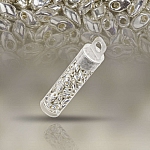 Miyuki Long Magatama Silver Lined Galvanized Silver 8.5g