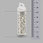 Miyuki Long Magatama Silver Lined Galvanized Silver 8.5g