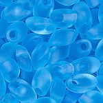 Miyuki Seed Beads Long Magatama Matte Trans. Aqua 8.5g