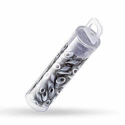 Miyuki Seed Beads Long Magatama Matte Gun Metal 8.5g