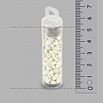 Miyuki Seed Beads Long Magatama Matt Opaque Cream 8.5g Miyuki Seed Beads Long Magatama Matt Opaque Cream 8.5g