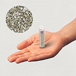 Miyuki 11 Delica Seed Beads Silver Lined Gray Mist 7.2g