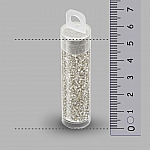Miyuki 11 Delica Seed Beads Silver Lined Gray Mist 7.2g