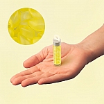 Miyuki Long Magatama Matt Trans. Pale Yellow Beads 8.5g