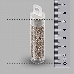 Miyuki Size 11 Delica Seed Bead Trans. Light Taupe 7.2g