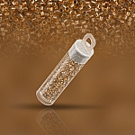 Miyuki Delica Seed Beads Colour Lined Light Bronze 7.2g	