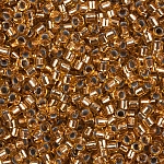 Miyuki Delica Seed Beads Colour Lined Light Bronze 7.2g	