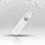 Miyuki Long Magatama Glass Seed Beads 4x7mm White 8.5g