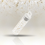 Long Magatama Ivory Ceylon Miyuki Glass Seed Beads 8.5g