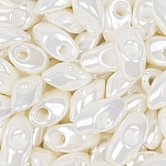 Long Magatama Ivory Ceylon Miyuki Glass Seed Beads 8.5g