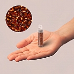 Miyuki Delica Seed Beads Silver Lined Copper Dyed 7.2g